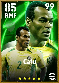 Cafu eFootball 2026 player card — 85 OVR RMF