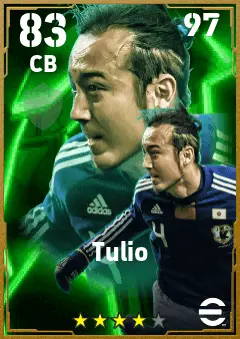 Tulio eFootball 2026 player card — 83 OVR CB