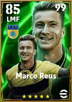 Marco Reus eFootball 2026 player card — 85 OVR LMF