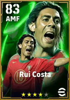 Rui Costa eFootball 2026 player card — 83 OVR AMF