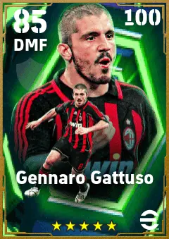 Gennaro Gattuso eFootball 2026 player card — 85 OVR DMF