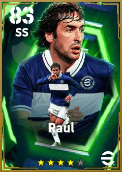 Raul eFootball 2026 player card — 83 OVR SS