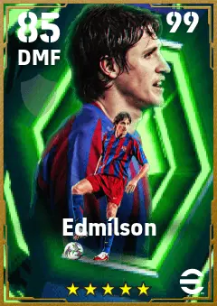 Edmilson eFootball 2026 player card — 85 OVR DMF