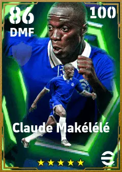 Claude Makelele eFootball 2026 player card — 86 OVR DMF