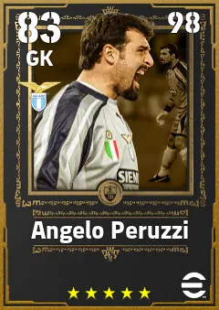 Angelo Peruzzi eFootball 2026 player card — 83 OVR GK