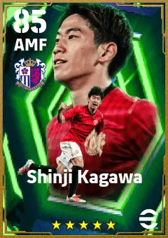 Shinji Kagawa eFootball 2026 player card — 85 OVR AMF