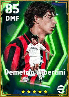 Demetrio Albertini eFootball 2026 player card — 85 OVR DMF