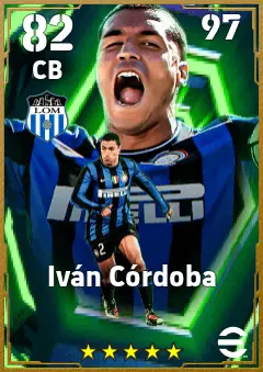 Ivan Cordoba eFootball 2026 player card — 82 OVR CB