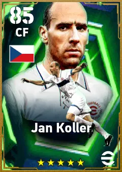 Jan Koller eFootball 2026 player card — 85 OVR CF