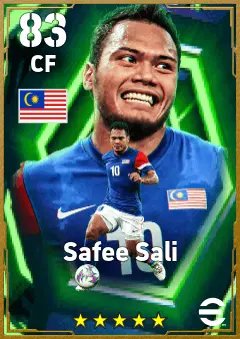 Safee Sali eFootball 2026 player card — 83 OVR CF
