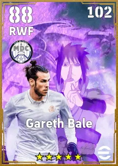 Gareth Bale eFootball 2026 player card — 88 OVR RWF