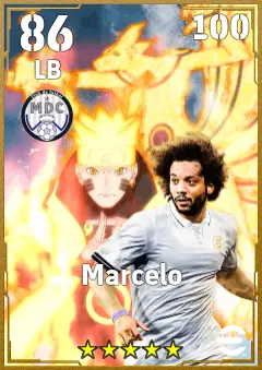 Marcelo eFootball 2026 player card — 86 OVR LB