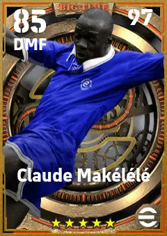 Claude Makelele eFootball 2026 player card — 85 OVR DMF