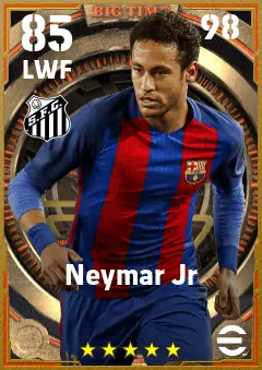 Neymar Jr eFootball 2026 player card — 85 OVR LWF