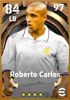 Roberto Carlos eFootball 2026 player card — 84 OVR LB