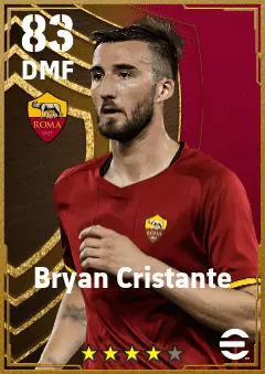 Bryan Cristante eFootball 2026 player card — 83 OVR DMF