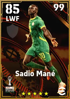 Sadio Mane eFootball 2026 player card — 85 OVR LWF