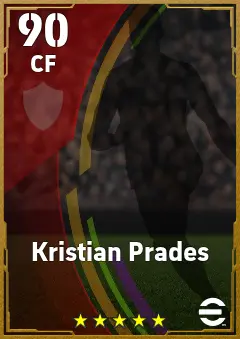 Kristian Prades eFootball 2026 player card — 90 OVR CF