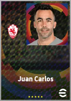 Juan Carlos eFootball 2026 player card, 71 OVR GK