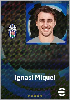 Ignasi Miquel eFootball 2026 player card, 71 OVR CB