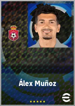 Álex Muñoz eFootball 2026 player card, 72 OVR LB