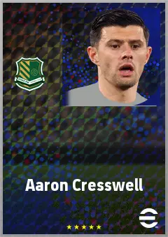 Aaron Cresswell eFootball 2026 player card, 73 OVR LB