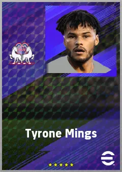 Tyrone Mings eFootball 2026 player card, 73 OVR CB