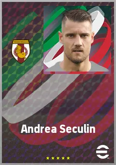 Andrea Seculin eFootball 2026 player card, 69 OVR GK