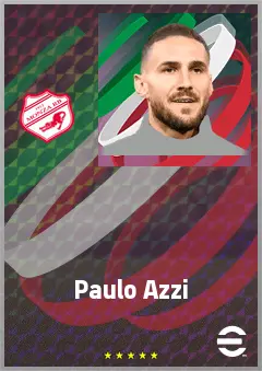 Paulo Azzi eFootball 2026 player card, 71 OVR LB
