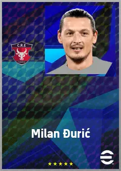 Milan Đurić eFootball 2026 player card, 72 OVR CF