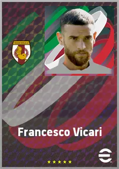 Francesco Vicari eFootball 2026 player card, 71 OVR CB