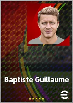 Baptiste Guillaume eFootball 2026 player card, 69 OVR CF