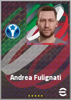 Andrea Fulignati eFootball 2026 player card, 72 OVR GK