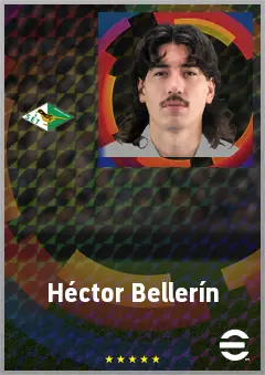Héctor Bellerín eFootball 2026 player card, 71 OVR RB