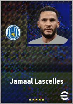 Jamaal Lascelles eFootball 2026 player card, 73 OVR CB