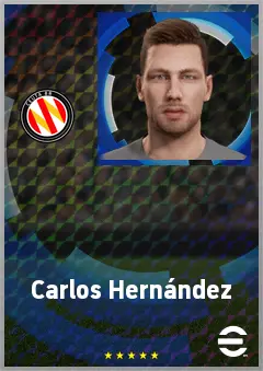 Carlos Hernández eFootball 2026 player card, 68 OVR CB