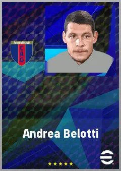 Andrea Belotti eFootball 2026 player card, 74 OVR CF