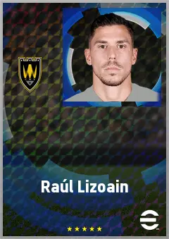 Raúl Lizoain eFootball 2026 player card, 71 OVR GK