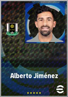 Alberto Jiménez eFootball 2026 player card, 71 OVR CB