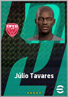 Júlio Tavares eFootball 2026 player card, 67 OVR CF