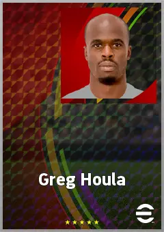 Greg Houla eFootball 2026 player card, 67 OVR RWF