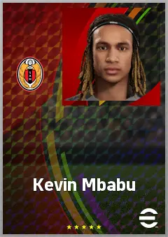 Kevin Mbabu eFootball 2026 player card, 73 OVR RB