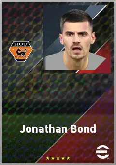 Jonathan Bond eFootball 2026 player card, 72 OVR GK