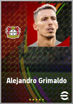 Alejandro Grimaldo eFootball 2026 player card, 79 OVR LB