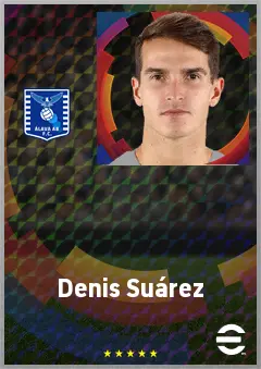 Denis Suárez eFootball 2026 player card, 71 OVR AMF