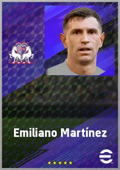 Emiliano Martínez eFootball 2026 player card, 81 OVR GK