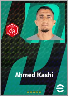 Ahmed Kashi eFootball 2026 player card, 70 OVR DMF