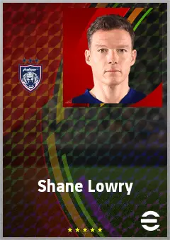 Shane Lowry eFootball 2026 player card, 68 OVR CB