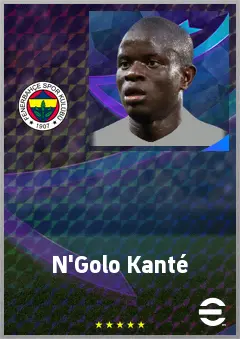 N'Golo Kanté eFootball 2026 player card, 80 OVR DMF