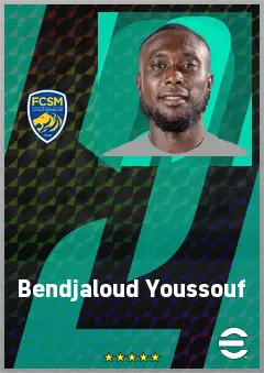 Bendjaloud Youssouf eFootball 2026 player card, 66 OVR RB